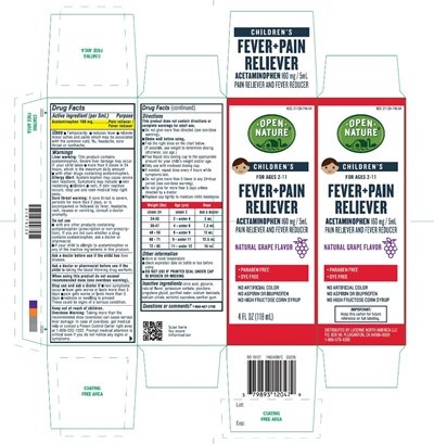 Children's Fever+ Pain Reliever Grape Flavor (130 E9 Childrens Pain And Fever Image)